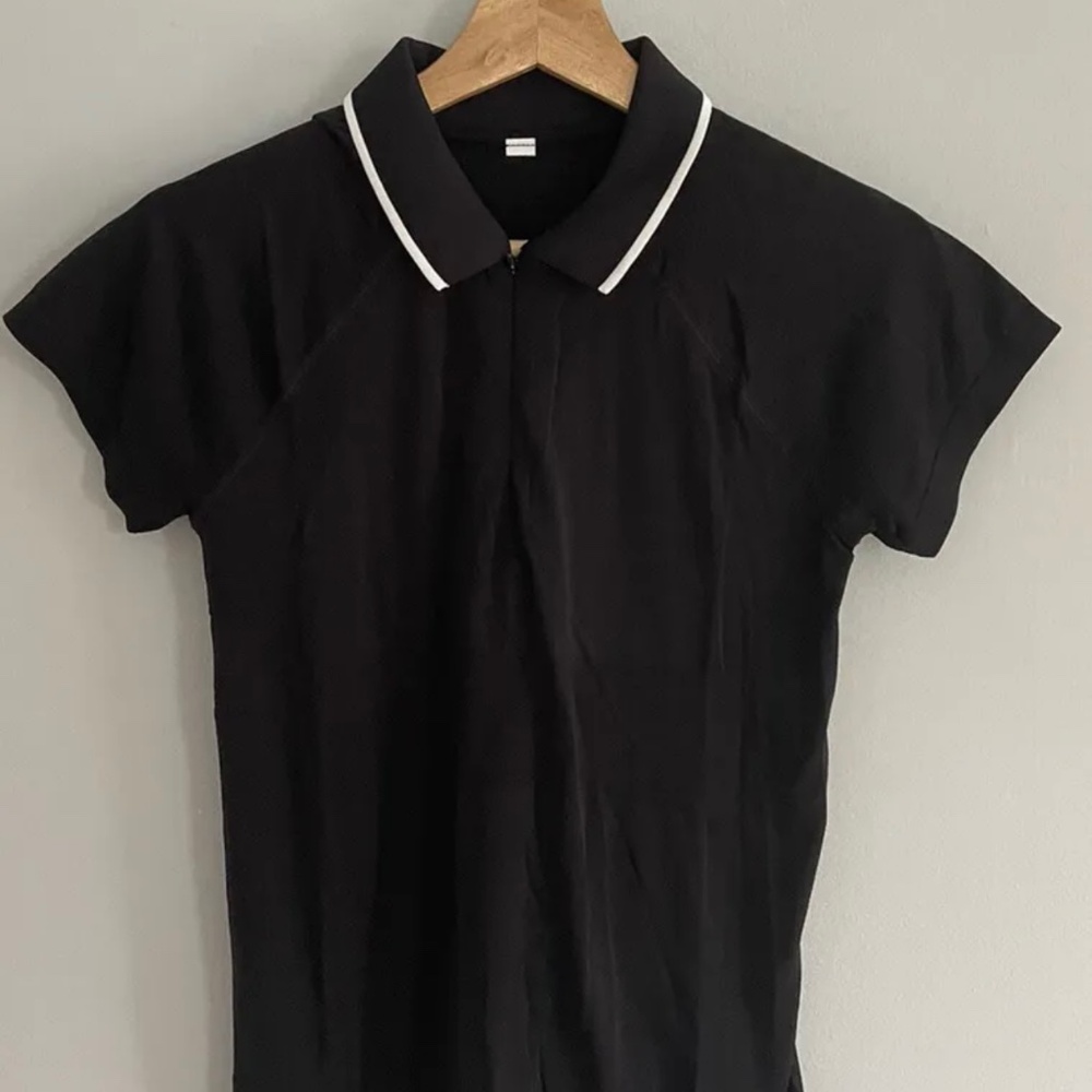 Athleta Women's Momentum Seamless Polo Shirt Size Medium